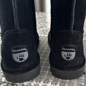 Bearpaw Black Suede Boots